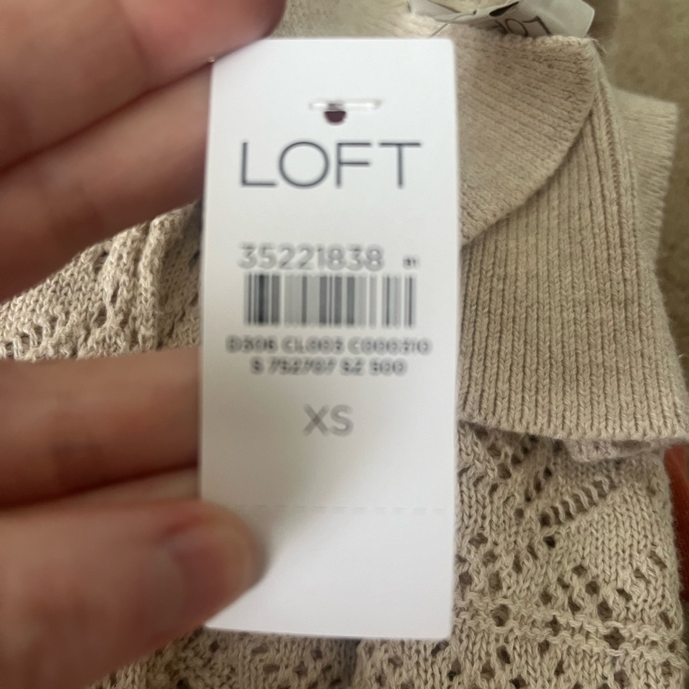 LOFT Oatmeal Collar Sweater - Picture 6 of 6